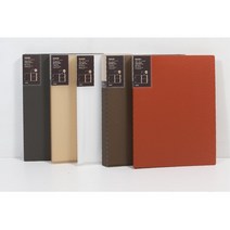 레시피용 업무매뉴얼 스크랩용 아이그림보관 서류파일 수납편함 책장정리용, 블랙클리어