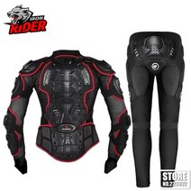 HEROBIKER-오토바이 재킷 거북이 남성용 전신 갑옷 보호 재킷 모토 크로스 엔듀로 레이싱 장비, XL, MC1001-MP1004 RD