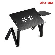 베드테이블 TRANSFORM/다용도 접이식테이블 좌식테이블 침대책상, 색상:블랙