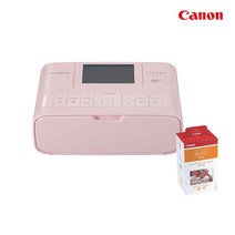 캐논 셀피 CP1300 인화지 108매(잉크포함) 포토프린터 인화기, 핑크