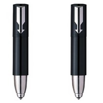 CI[문구/사무/악기(문구용품)]파카 벡터 수성펜 흑색바디 0.8mm 2개, 단일 종류