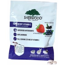 셔우드 소동물 트리플 베리 비타민 C 100정 [Sherwood Triple Berry Vitamin C], 1팩