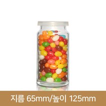 유리병 허브원형 대 250 콜크마개(A), 1개