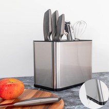 사각 스텐 물빠짐 조리도구 국자 통 결혼준비 정리 칼홀더 식기 수저보관
