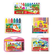 아모스 파스넷 유아용 크레파스, 24색