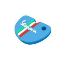 오토바이키홀더 베스파 엔리코 피아지오 GTS300 LX150 플라이 125 3vte Gts 200 용 키 케이스 커버 오토바, 08 LIGHT BLUE