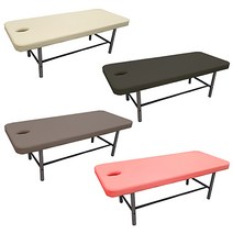 베드연구소 미용베드 마사지침대 경락베드 국내생산제작, 밤색, 1900x700x700, 열선있음
