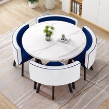 휴게실 테이블 카페 테이블 도서관 오피스 회의실 테이블 감성 예쁜, 90x90x75cm, W