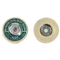 창성 100mm 양모 광택 패드 버프 연마석 광택제 연마재 옵셋 디스크 절단석
