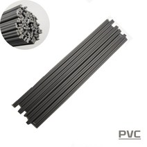 플라스틱 용접봉 200mm 길이 ABS/PP/PVC/PE 용접 스틱 5x2mm 용접기용 40 개, [05] PVC, 05 PVC