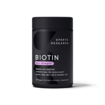 스포츠리서치 비오틴 5000mcg 베지 소프트젤 글루텐 프리, 1개, 120개입, 120정