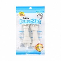 애견 우유껌 2개입 1P 소가죽껌 치아관리 턱건강, 20개