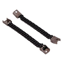 베이스 드럼 페달 체인 연결 체인 링크 교체 해머 비터 체인 16.8cm 길이 드러머 1pc 용 블랙 타악기 부품