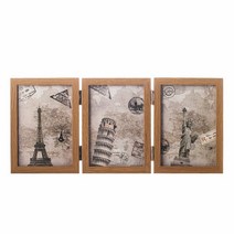 [바보사랑] 접이식 3단 양면 액자(4x6) 분할 스토리액자, 상세 설명 참조, 상세 설명 참조, 상세 설명 참조