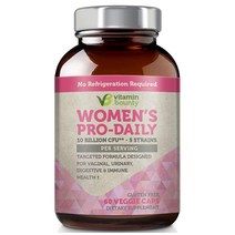 비타민 바운티 Vitamin Bounty Probiotic Prebiotic 60정 여성 건강 락토바실러스 가세리 유익균 면역, 1개