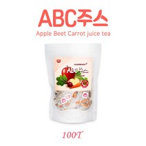 ABC주스 국내산 사과 당근 레드비트 에이비씨 쥬스 차 티 음료 레시피 100티백, 1.5g
