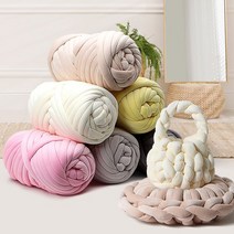 벨벳 자이언트얀 1kg 뜨개질 가방 털실 손뜨개실 빅얀 8230967EA, csmun500 다팔자csmun500 옐로우, csmun500 다팔자csmun500 본상품선택