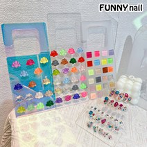 [퍼니네일] 고리형 네일팁 차트판 팁진열대 네일판 아크릴거치대 아트판 네일디스플레이 네일차트판, (고리형) 전시아트판 - 06