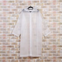 장마철 여행용 휴대간편 코트형 방수 우비 우의