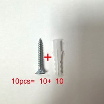 커튼레일설치 미니커튼봉 암막 벽 천장 커튼레일 압축봉 10X 측면 장착 브래킷 고정 상단 설치 커튼 트랙 레일 롤러 나사 부속품 코드, 10set screw