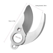 수목전지 가지치기 나무접목기 특수가위 SK5 전기 무선 pruner 가위 블레이드 30mm 절단 블레이드 액세서리 전기 가지 치기 가위 용 정원 분재 도구, 은