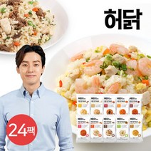 [허닭] 닭가슴살 곤약 볶음밥 24팩, 옵션:09_갈릭곤약볶음밥 24팩, 상세 설명 참조