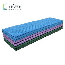1인 캠핑매트 엠보 쿠션 접이식 방수 돗자리 감성캠핑매트, 블루