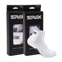 SENEX 세넥스 테니스 쿠션 중목양말 (233MSWH01) 스포츠 양말, 24호(여성평균)