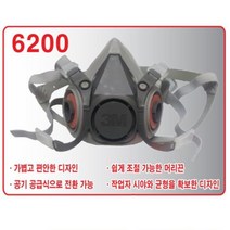 독성분진용 넓은시야 사이즈조절 방독면+필터세트 건설현장 개인보호구 소프트