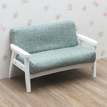 미니어쳐가구/원목패브릭 더블소파/Green