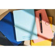 마그네틱 다이어리 비밀일기장 클래식 고급 양장노트 패키지 선물용 두꺼운 노트 플래너 오피스노트 만년필 펜 만년, 코랄핑크 패키지(펜+포장박스)
