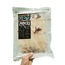 [한치슬라이스] 코스트코 쫄깃하고 고소한 부드러운 건한치 (마른화살오징어) 400g 베트남 안주 간식용, 1개