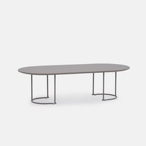 [수도권 빠른배송] 포더홈 플랫 리빙 거실 테이블 (낮은형), 그레이