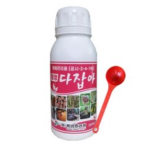 다잡아 300ml 흰가루병 갈반 적성 고추 장미 검은무늬 흑성병 흑반병 탄저병 곰팡이 병 약 나무 살균제+전용스푼
