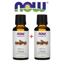 NOW Foods 에센셜 오일 정향 추출물 Clove oil 클로브오일 30ml 2팩, 2개