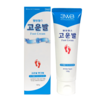 웰빙헬스 고운발 풋크림 120g 튜브형, 3개