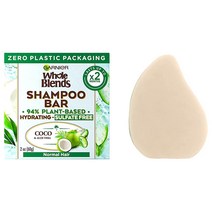 Garnier Whole Blends 일반 헤어 하이드레이팅 샴푸 바플라스틱 포장 방부제비누 코코넛 오일알로에 베라 포함56.7g(2 oz)