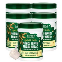 본트비 식물성 단백질 프로틴 밸런스 420g 5통, 없음