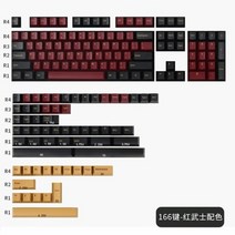 월간스토어 키보드 키캡 승화 체리 프로파일 PBT 더블 샷 mx 스위치기계식 GMK Olivia nner 레드 워리어 아이리스, [02] Iris 166 Keys