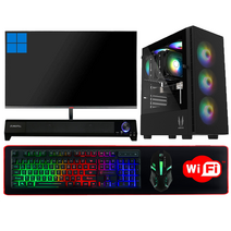 PC온스튜디오 게이밍 컴퓨터 풀세트 모니터포함 조립PC 롤 피파 오버워치2 발로란트 서든 로스트아크 배그 아이온 게임용 데스크탑, 06. RAM 16GB 변경 + HDD 1TB 추가, 풀세트 - FG17