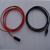 태양열패널 태양열충전기 태양열발전기남성 암 커넥터가있는 1 쌍 13awg 반 태양 전지, 10m 태양광 케이블