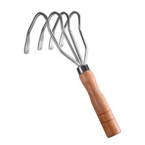 깔꾸리 까꾸리 밭갈이 고구마수확 로타리삽 농기구, 중형 4갈퀴
