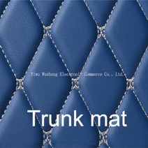 차량트렁크매트 트렁크코일매트 사용자 정의 스타일 자동차 트렁크 매트 Bmw X5 E53 E70 F15 G05 X4 F26 G02 인테리어 세부 사항 액세서리, Blue+X5 G05