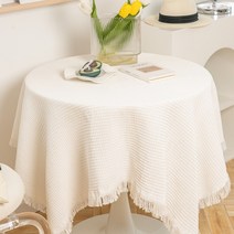 인스타 감성 사진 배경 아늑한 촬영 포토 테이블보 얇은 커버 린넨 식탁보, 90 210(직사각형 테이블용), 와플 - 화이트