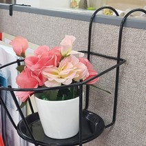 베란다 파티션 꾸미기 철 화분걸이 철제 화분걸이