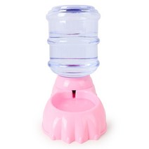 애완 반자동 급식기 급수기 물 밥 그릇 사료 급여기, (V439)자동급수기