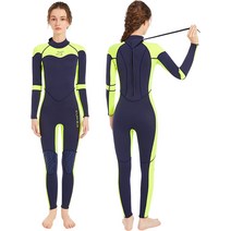 프리다이빙슈트 웻슈트 웻수트 XUKER Women Men Wetsuit 3mm Neoprene Wet Suits Back Zip in Cold Water, 02 블루_04 Large