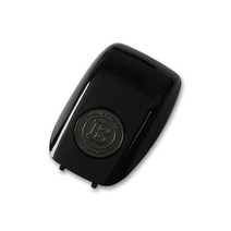 스마트키amg 자동차 키 케이스 커버 amg mercedes benz w212 w213 w205 w204 w221 w220 s600 s500 s400 affalterbach 키, 검은색 브루브스