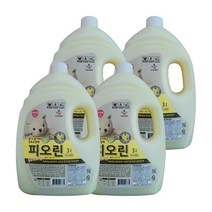 피오린 섬유유연제 후리지아향 3L 4개 실속형 야자오일유래성분함유, 라벤더향 4개