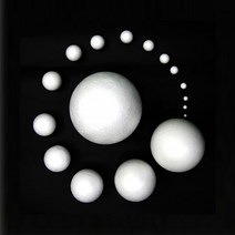 1000 백구 스티로폼 볼 공 만들기 재료 100mm, 5개